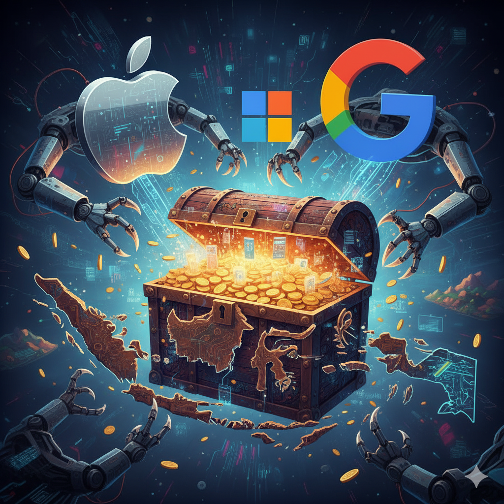 Tim Cook ‘Apel’, Bos Microsoft ‘Sowan’! Ada ‘Harta Apa’ di RI?